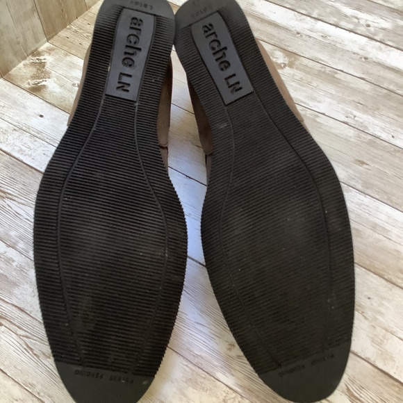 Arche Criss Cross Wedge Nubuck Slip-ons Shoes 41 Runs smaller - Picture 8 of 12